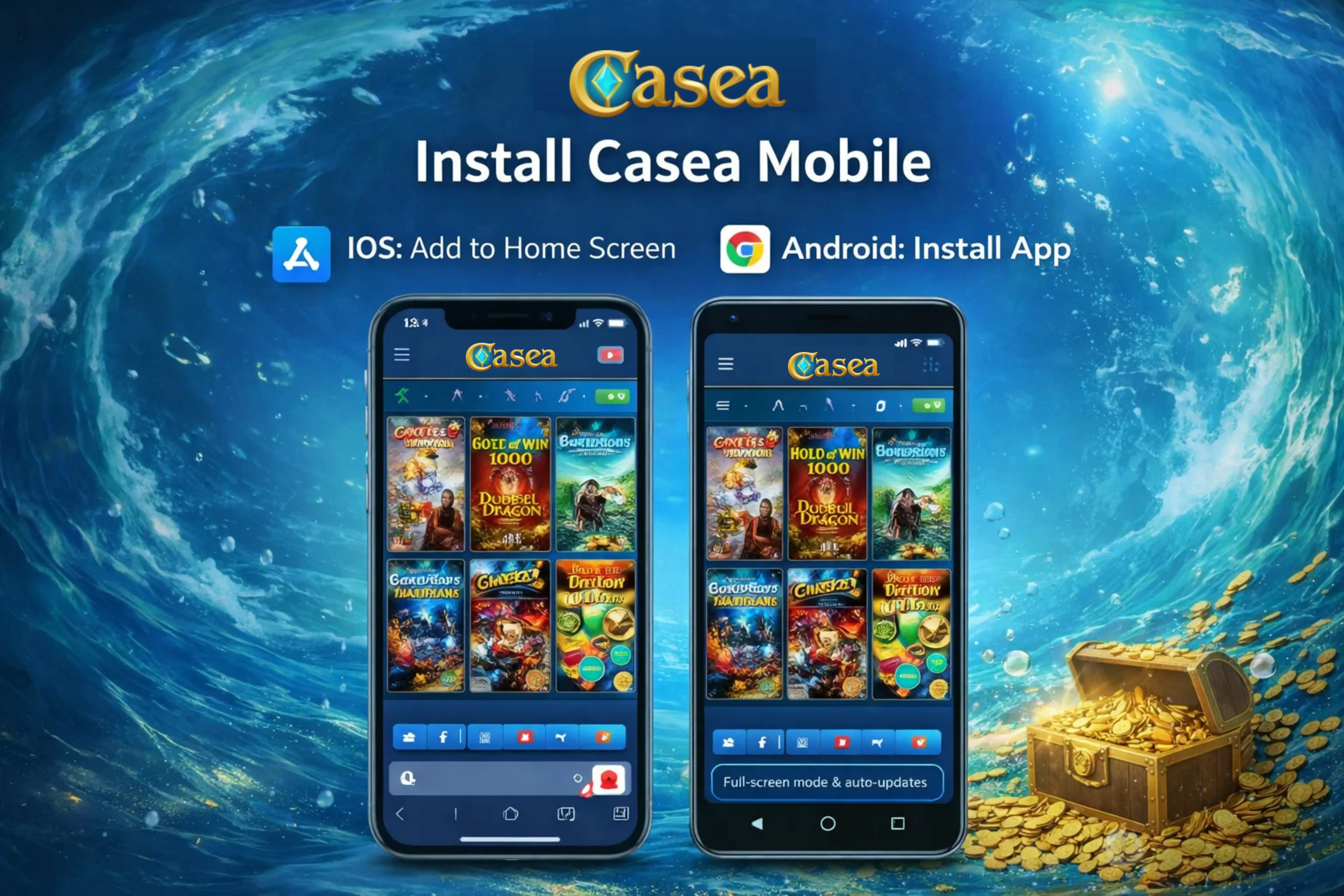 Casea Casino App-Screenshot